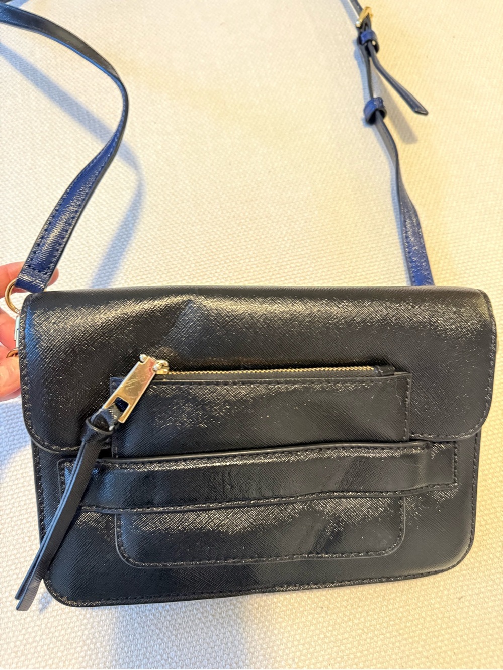Marc Jacobs Black Leather Crossbody Shoulder Bag - Picture 3 of 12